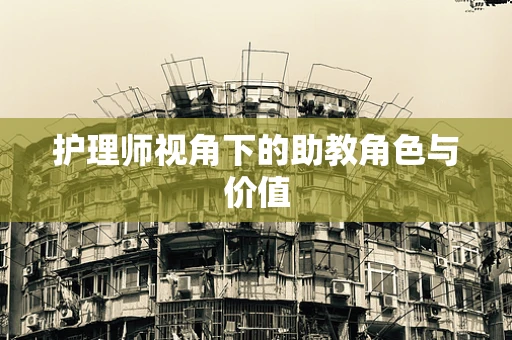 护理师视角下的助教角色与价值