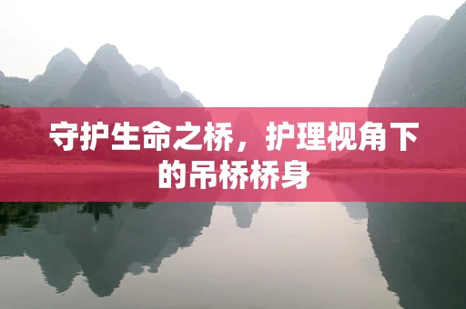 守护生命之桥，护理视角下的吊桥桥身
