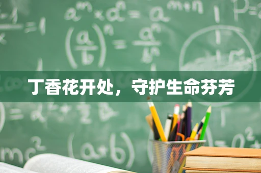 丁香花开处，守护生命芬芳