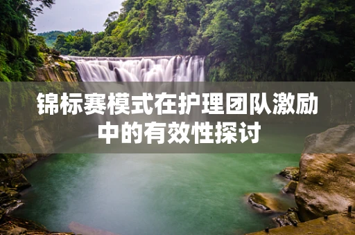 锦标赛模式在护理团队激励中的有效性探讨