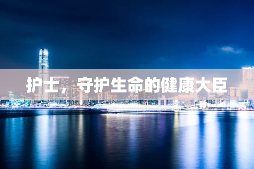 护士，守护生命的健康大臣