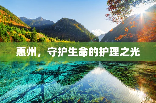 惠州，守护生命的护理之光