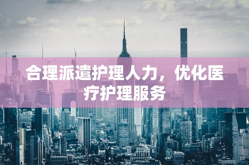 合理派遣护理人力，优化医疗护理服务