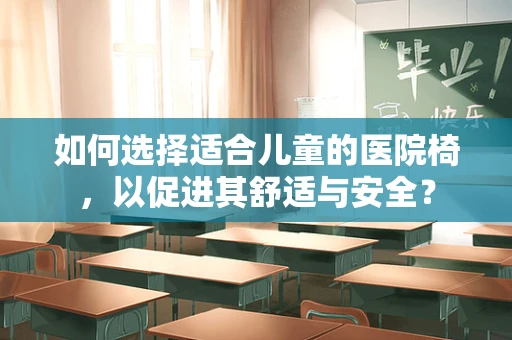 如何选择适合儿童的医院椅，以促进其舒适与安全？