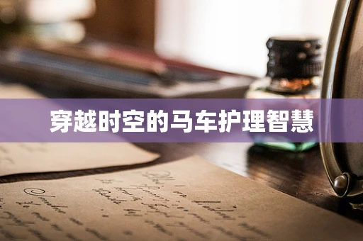 穿越时空的马车护理智慧