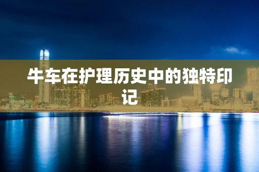牛车在护理历史中的独特印记