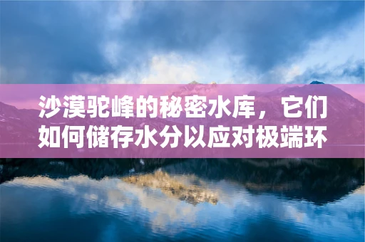 沙漠驼峰的秘密水库，它们如何储存水分以应对极端环境？