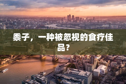 黍子，一种被忽视的食疗佳品？