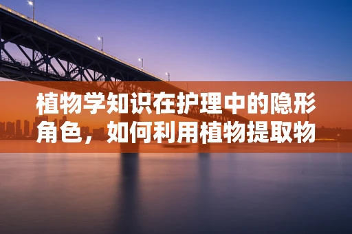 植物学知识在护理中的隐形角色，如何利用植物提取物促进患者康复？