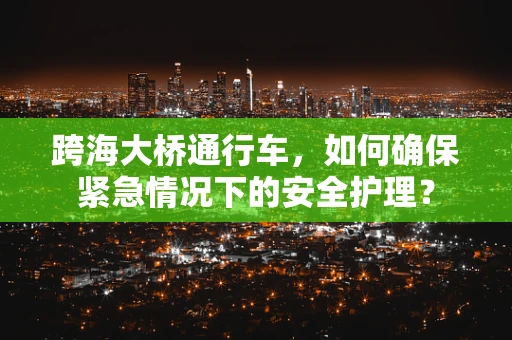 跨海大桥通行车，如何确保紧急情况下的安全护理？
