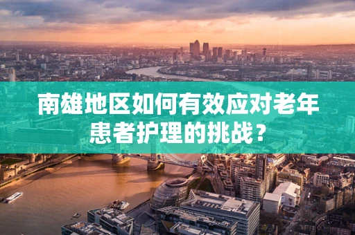南雄地区如何有效应对老年患者护理的挑战？