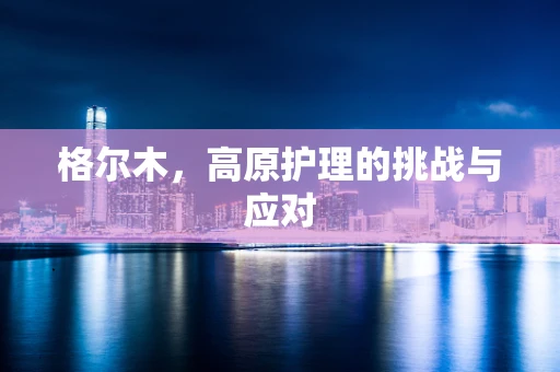 格尔木，高原护理的挑战与应对